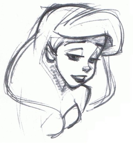 Ariel, The Little Mermaid sketch